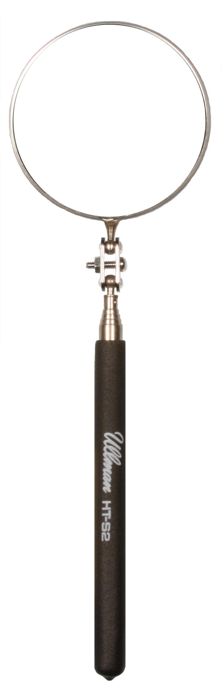 ULLMAN HTS-2L Extra Long Round 3-1/4" Telescopic Inspection Mirror, HTS2L
