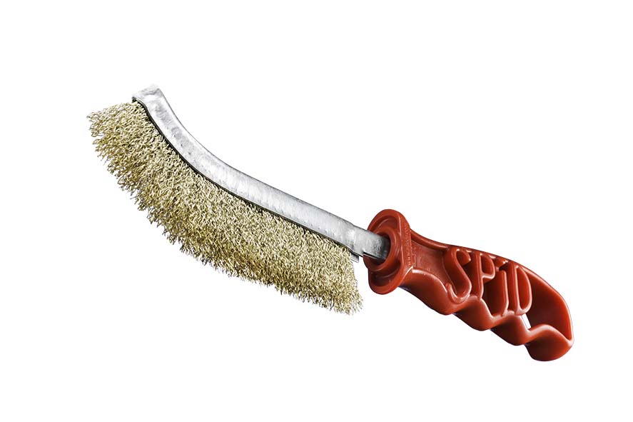 SITBRUSH Spid Universal Brass Plated Steel Wire Brush, 0010