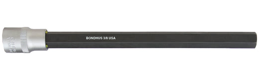 BONDHUS 9/16" 6" (150mm) ProHold Hex InHex Bit & 3/8" Socket, 43617
