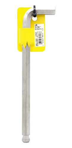 BONDHUS BL9/16B BriteGuard BallEnd Hex Key 9/16", 16917