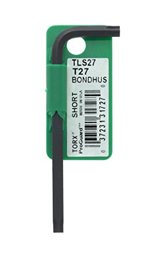 BONDHUS T27 Torx Key Short TX27, 31727