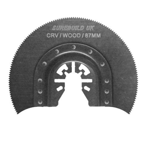 Multi-tool Blade CRV Radial 87mm Wood & Plastic Single pack
