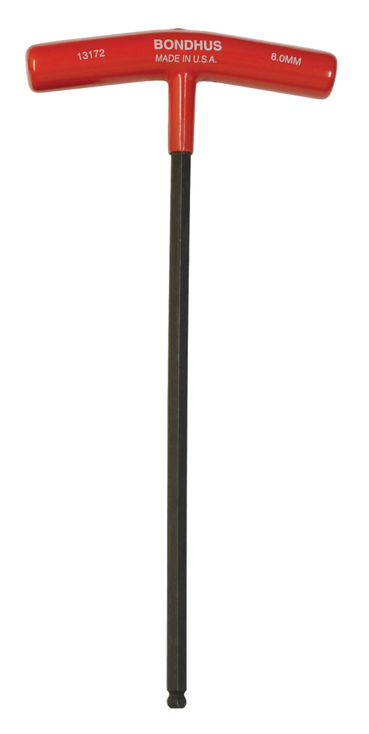 BONDHUS BT8 T-Handle Ball Driver Hex 8mm, 13172
