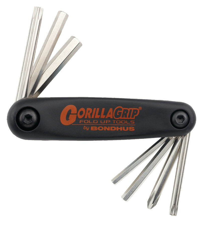 BONDHUS Gorilla Grip Hawg Buddy Hex fold up 6pcs Key Set, 12531