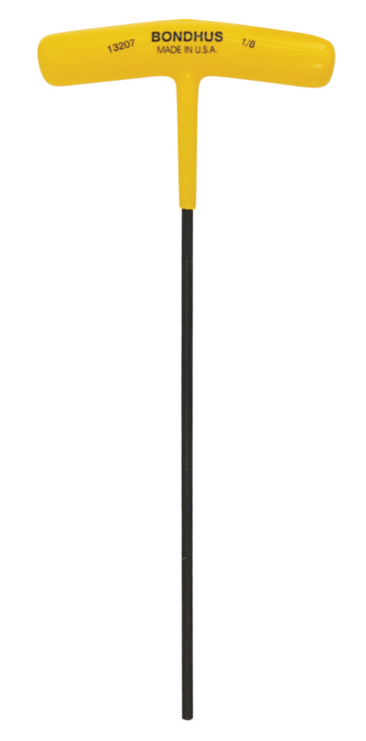 BONDHUS HT1/8 T-Handle Hex Driver 1/8", 13207