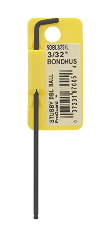 BONDHUS SDBL3/32XL Stubby Double BallEnd Hex Key 3/32", 67005