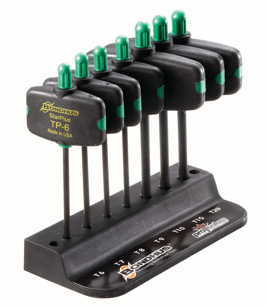 BONDHUS TWX7 Torx Wing Driver 7pcs Set TX6-TX20, 34745
