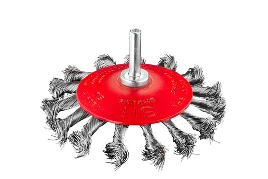 SIT Bevel brushes DrillTwist knot 0.35Ø: 95Steel SIT 0306