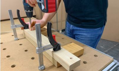 BESSEY, TW20-15-8-KLI Clamping Element for Woodworking Tables with KLI ratchet