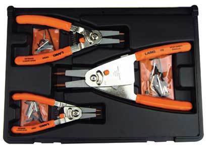 LANG 1465 3 pcs Quick Switch Retaining Ring Pliers Set