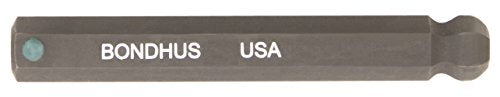 BONDHUS PHBX7-2 BallEnd ProHold InHex Bits 7pcs Imperial Set 1/8"-3/8", 31445