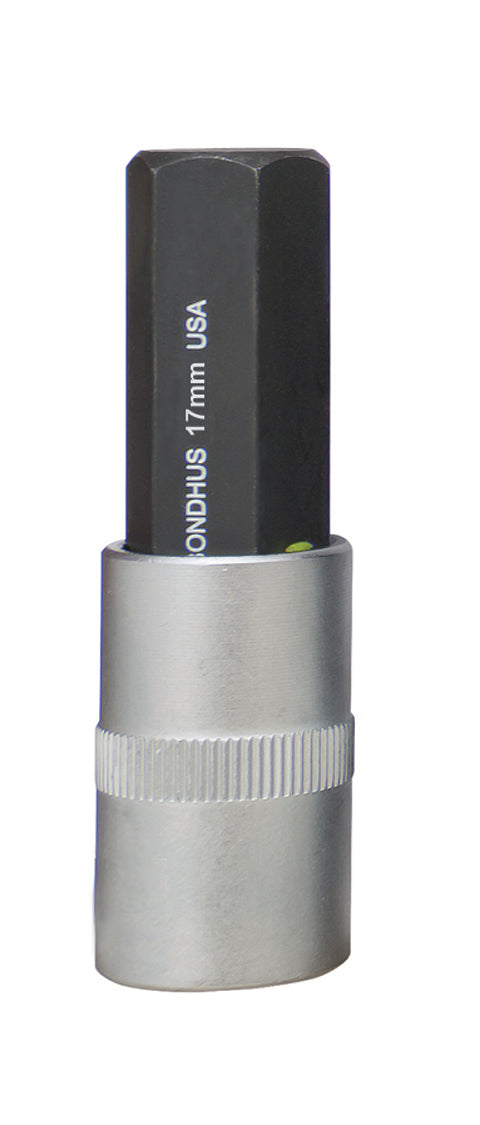 BONDHUS 17mm 2" (50mm) ProHold InHex Bit 1/2" Socket, 43286