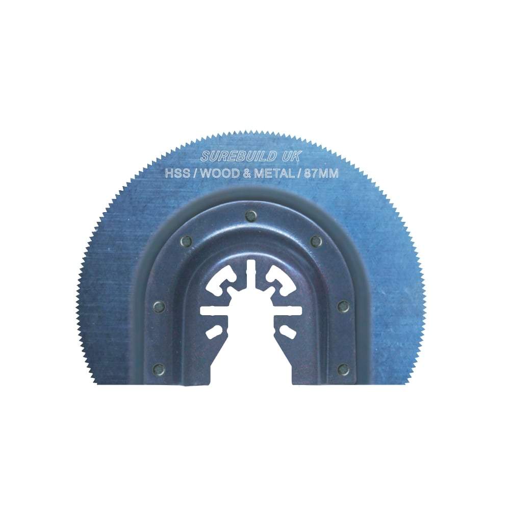 Multi-tool Blade HSS Radial 87mm Metal Wood, & Plastic Single pack