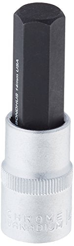 BONDHUS 14mm 2" (50mm) ProHold InHex Bit 1/2" Socket, 43284
