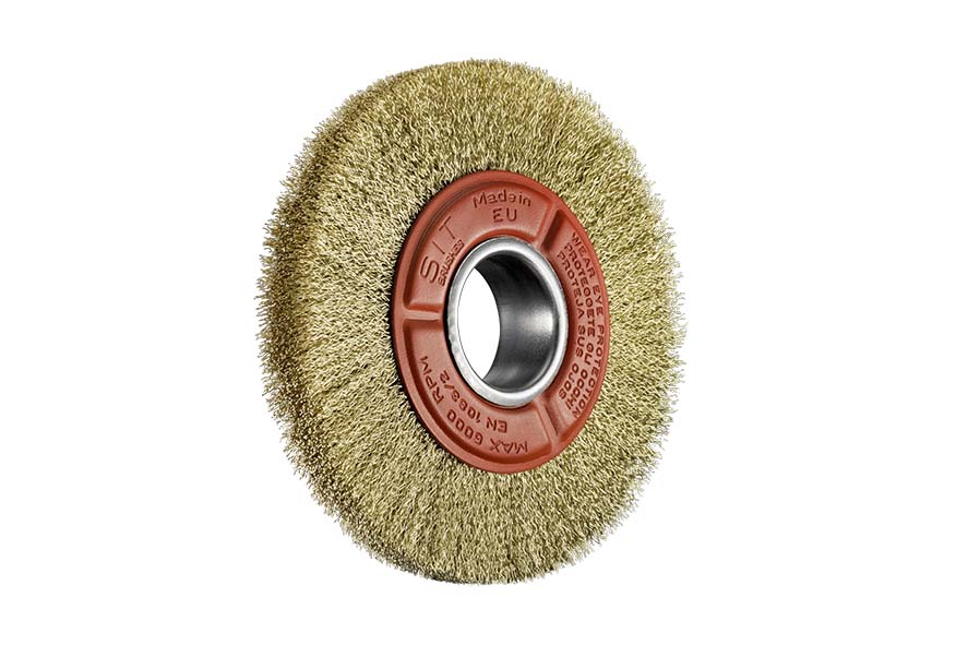 WB.MACH.BCS.150X20.A - New Alternative SIT  Circular brushes Bench Grinder Crimped wire 0.3Ø: 150Steel  SIT 0714