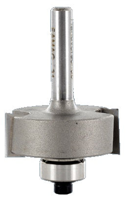 FAMAG Rabbeting Bit high quality carbide tipping, with changeable ball bearing guide on the face side, shank Ø 8mm cutting Ø 31.7mm, 3114831