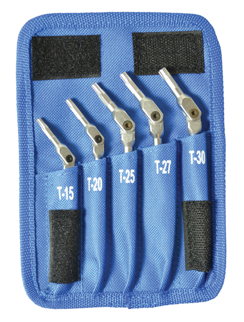 BONDHUS SP5-IC-19 Hexpro 5pcs Torx Set T15-T30, 00019