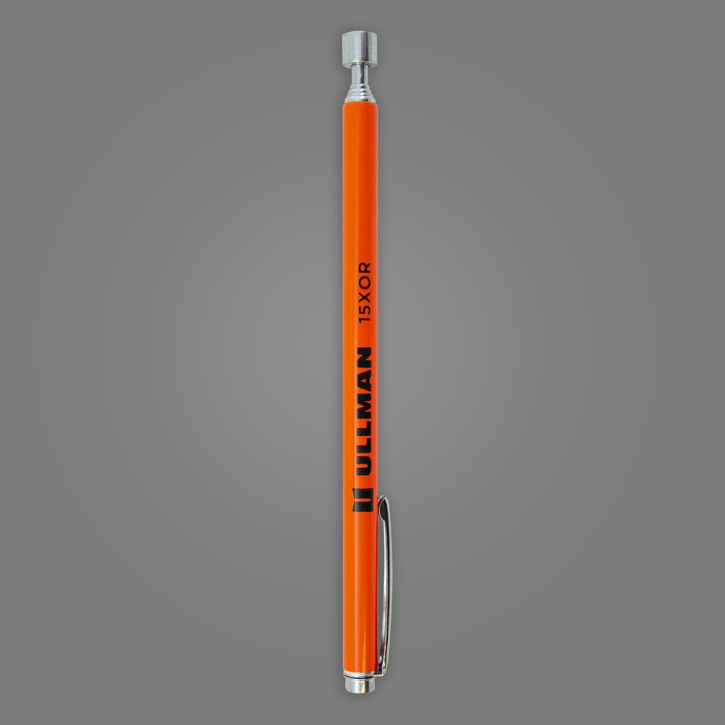 ULLMAN NO.15XOR Hi-Vis Orange Pocket Size Telescopic Magnetic Pick-Up Tool, NO15XOR
