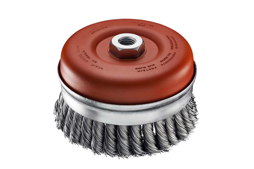 SITBRUSH TU111 105mm Twist Knot 0.5 Cup Brush For Angle Grinder M14, 0270