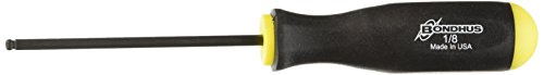 BONDHUS PBS1/8 Prohold BallEnd Hex Screwdriver 1/8 ", 74607