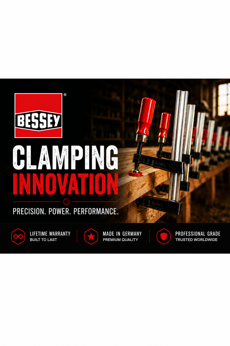BESSEY CLAMPS IN WORKSHOP 
