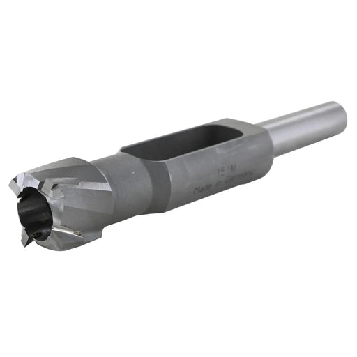 Metal disc cutter drill bit on a white background
