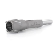 Metal disc cutter drill bit with '20 HM Made in Germany' text on a white background