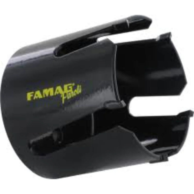 Black Hole saw with 'FAMAG' branding on a white background