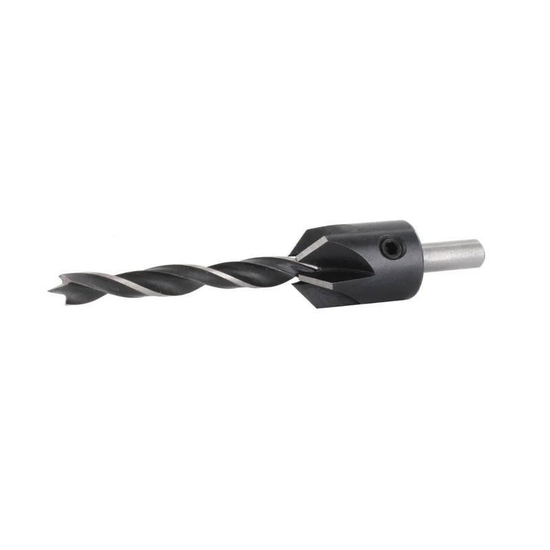 Drill bit on a white background