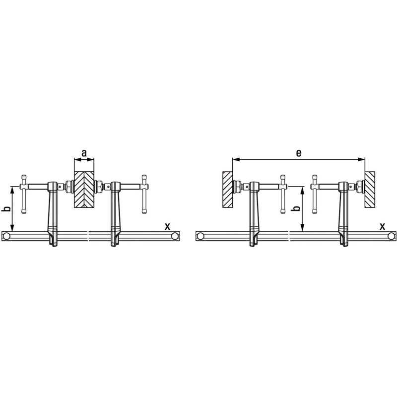 BESSEY Variable high performance clamps – Complete set GSV