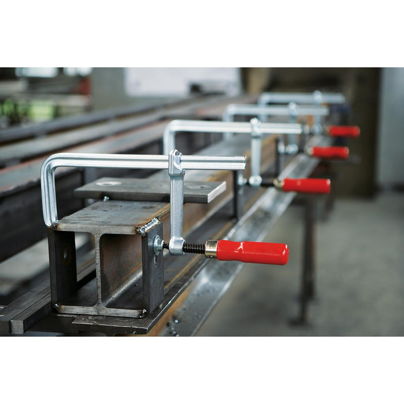 BESSEY All-steel screw clamp classiX GS with tried-and-tested wooden handle