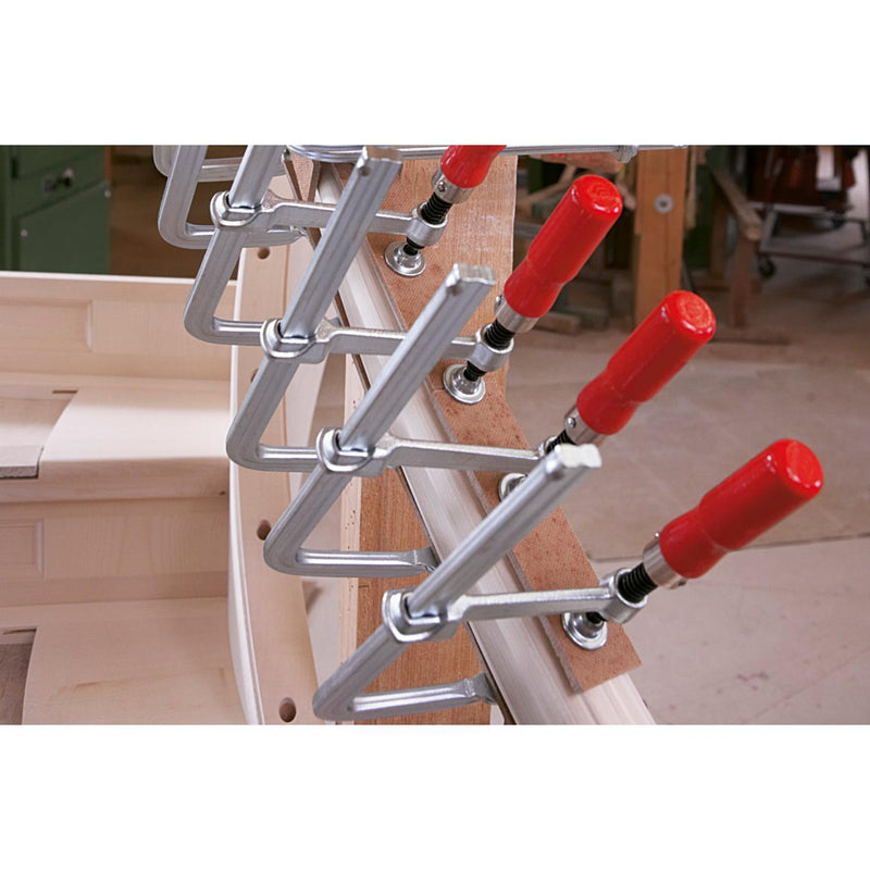 BESSEY All-steel screw clamp classiX GS with tried-and-tested wooden handle