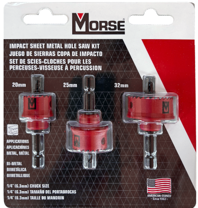 MORSE Impact Hole Saws