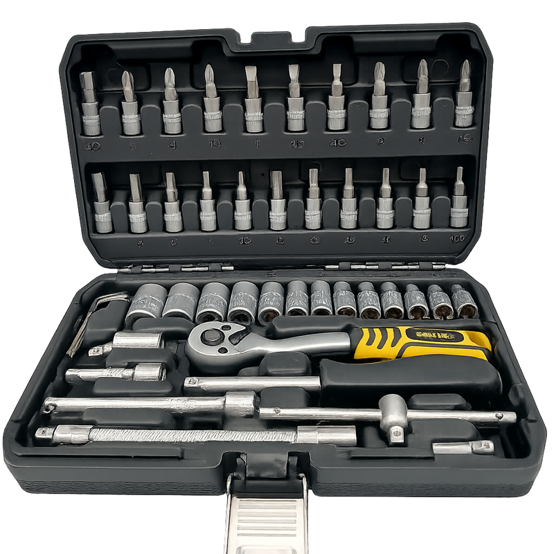 RIGHT LINES 1/4" DRIVE 46 Piece Socket Set