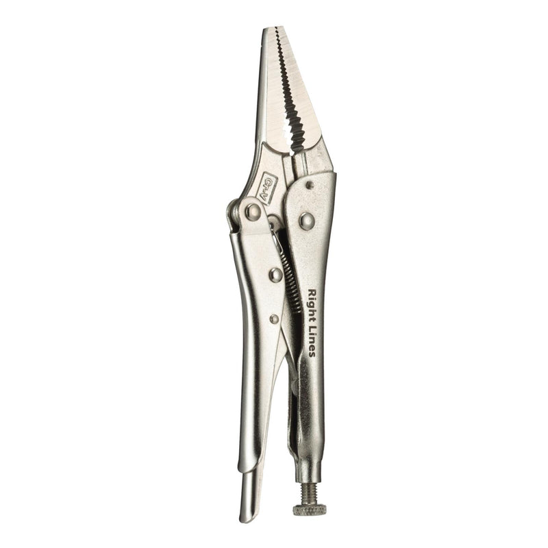 RIGHT LINES  Long Nose Jaw locking Grip Plier 9" (230mm)