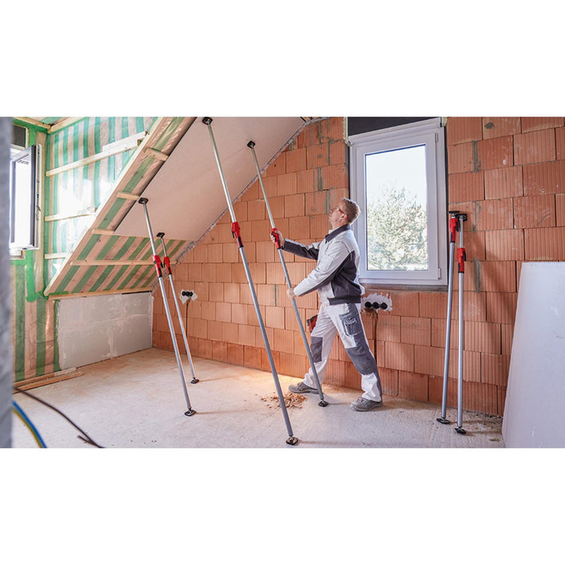 BESSEY Telescopic drywall support STE with pump grip