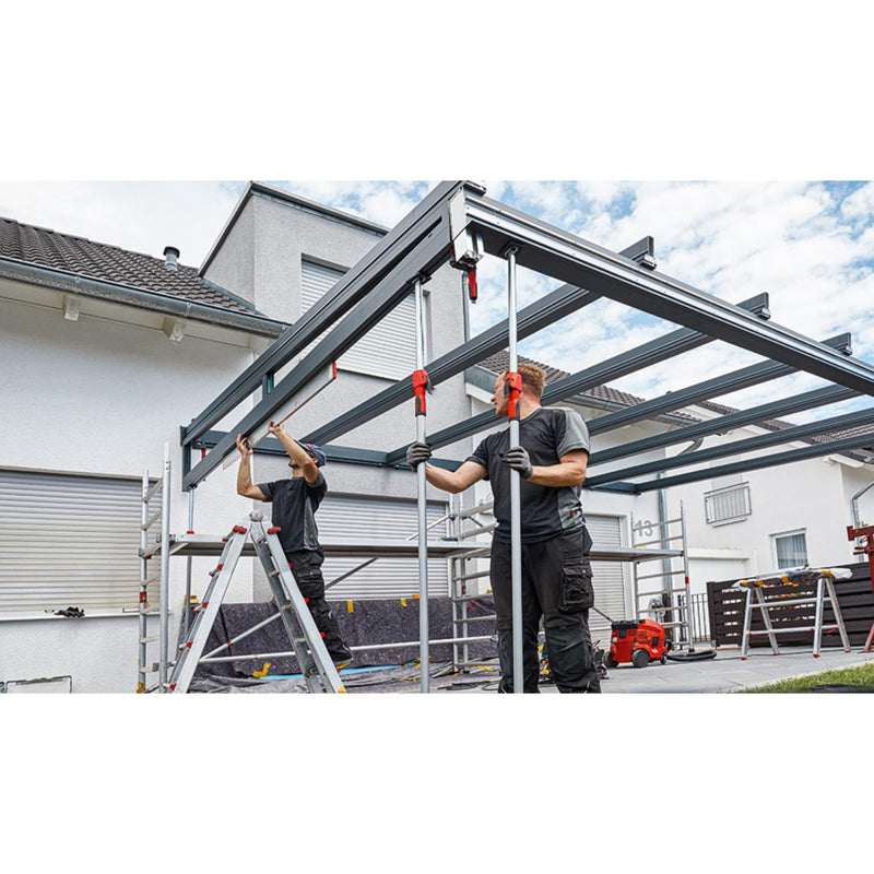 BESSEY Telescopic drywall support STE with pump grip