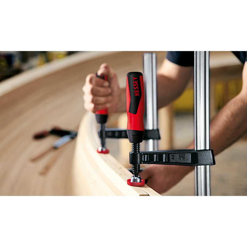 BESSEY Screw clamp with 2K plastic handle TG-2K
