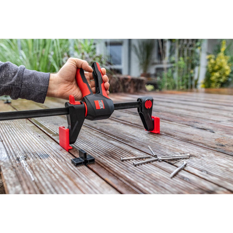 BESSEY One-handed clamp with rotating handle EZ360