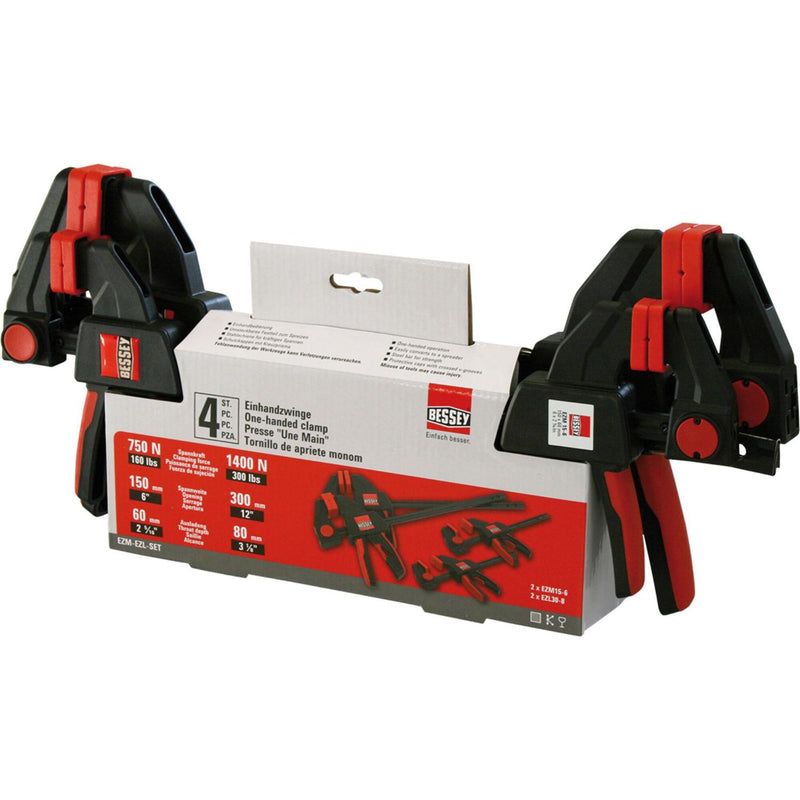 BESSEY One-handed clamp set EZM-EZL-SET