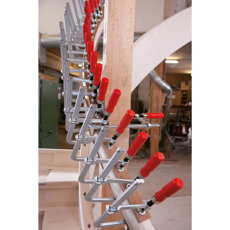 BESSEY All-steel screw clamp classiX GS with tried-and-tested wooden handle