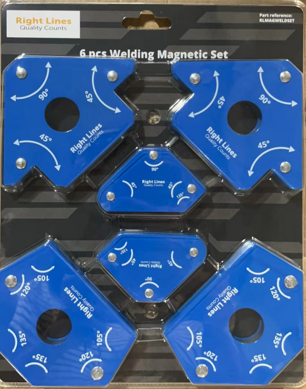 Right Lines 6 Piece Welding Magnet Holder Set