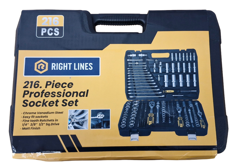 RIGHT LINES 216 pcs Socket Set
