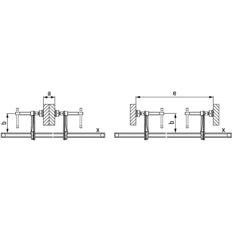 BESSEY Variable high-performance clamps – Complete set SLV