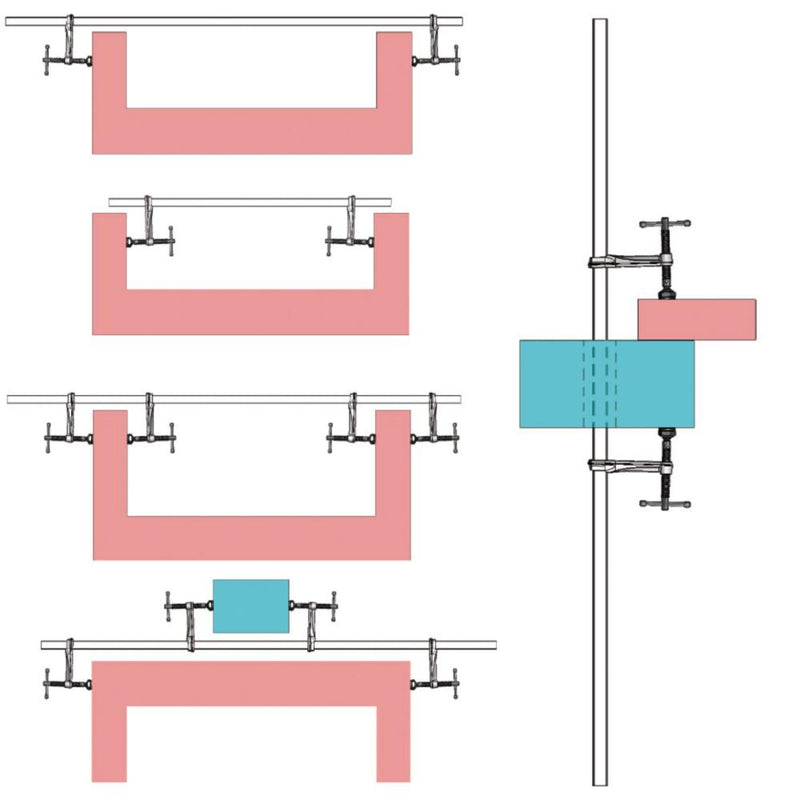 BESSEY Variable high-performance clamps – Complete set SLV