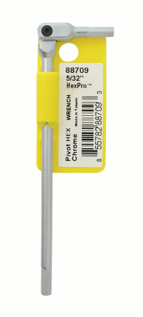 BONDHUS 1/4" HexPro Pivot Head Hex Key, 88712