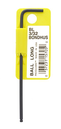 BONDHUS BL3/32 BallEnd Hex Key Barcoded 3/32", 15705