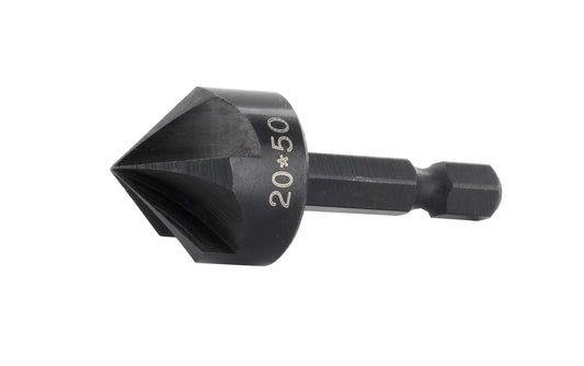 FAMAG Countersink, alloyed tool steel, with 5 edges, point angle 90°,Bit shank E6,3:Ø16, 3532016