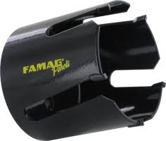 FAMAG 114mm PAROLI Carbibe Tipped TCT Universal Holesaw Cutting Length 50mm, 2166114