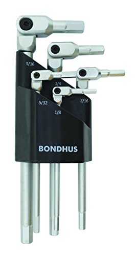 BONDHUS Hexpro Set 5pcs 1/8-5/16 Case, 00033